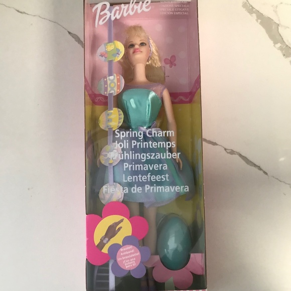 Mattel Vintage Special Edition Spring Charm Barbie 2001 NIB Easter Edition - Picture 6 of 8